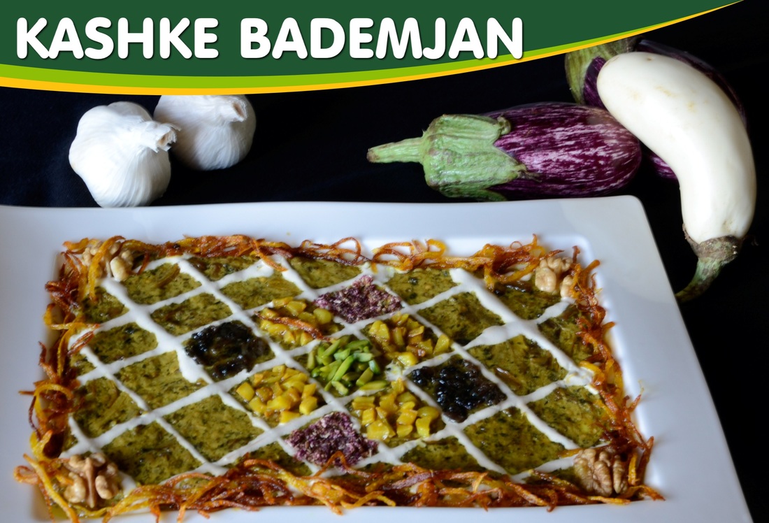 Persian Eggplant Dip Kashke Bademjan